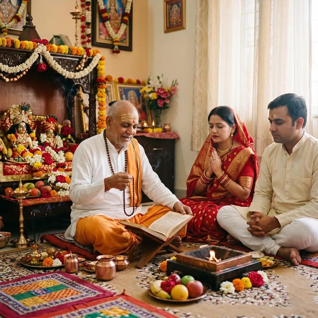 Verified Pandit Ji Performing Hindu Puja